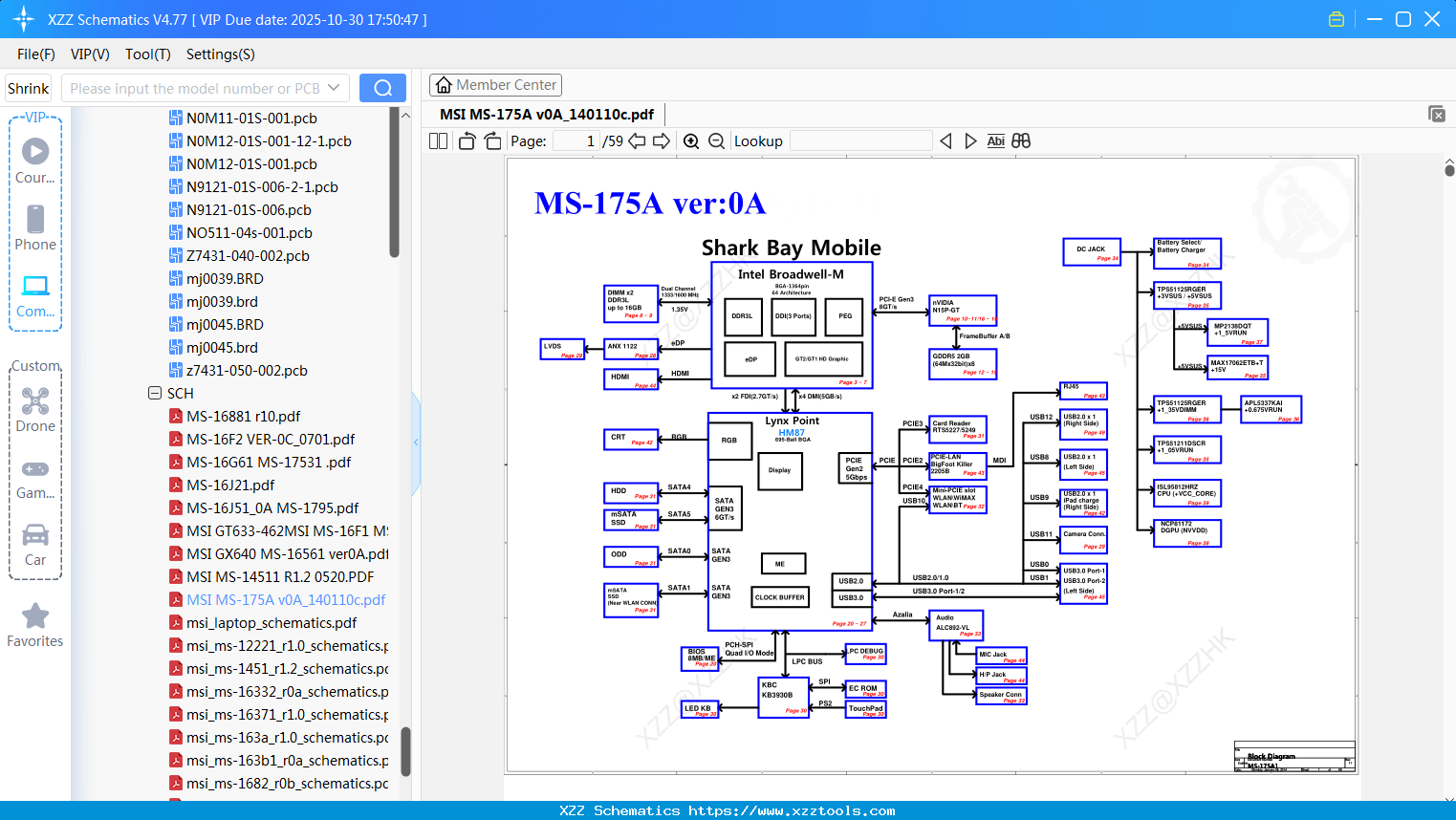 Laptop MSI MS-175A V0A_140110c